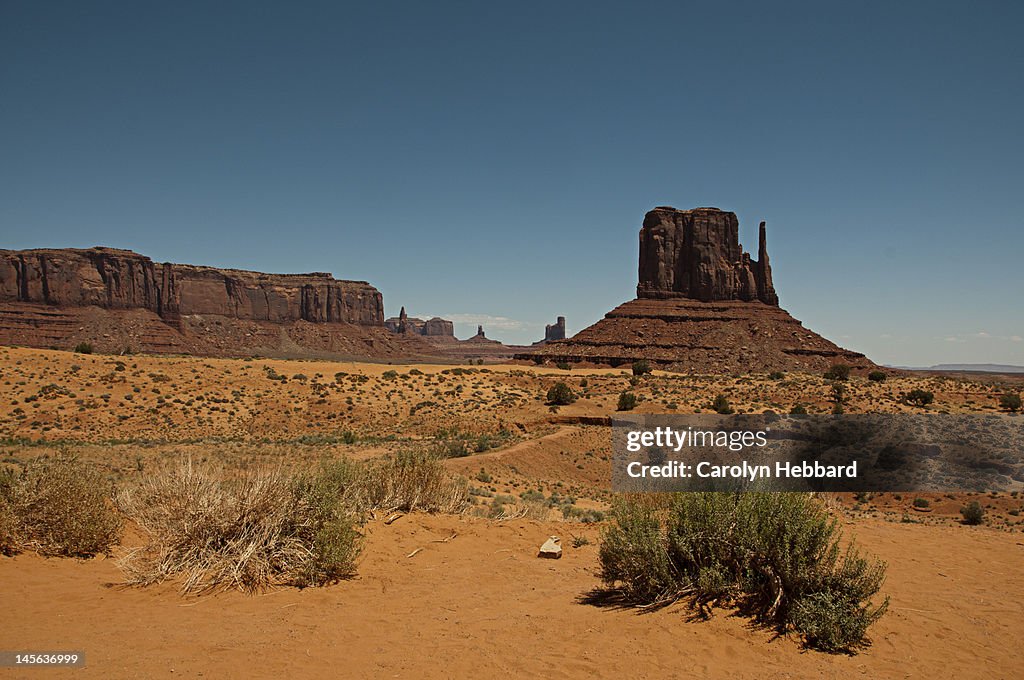 Landscape of Monument Valley