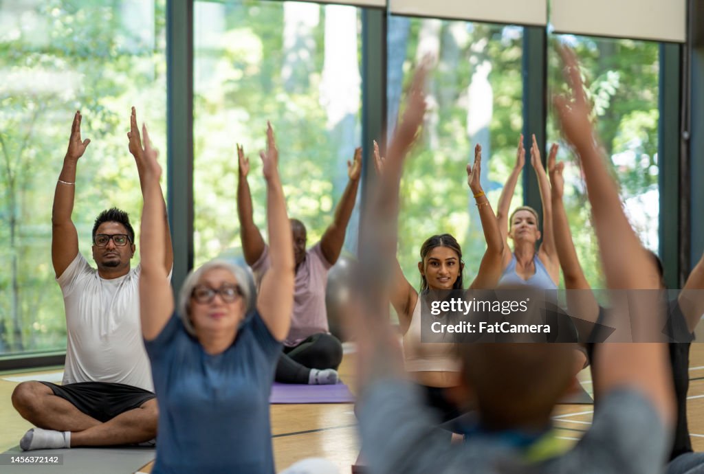 Yoga class