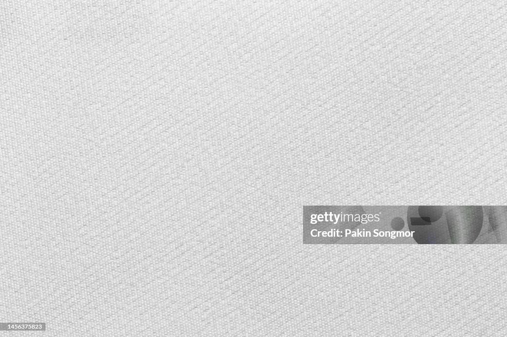 White color fabric cloth polyester texture and textile background.