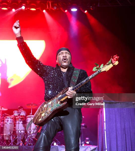 Ernie Isley of The Isley Brothers performs in concert at HEB Center on January 13, 2023 in Cedar Park, Texas.