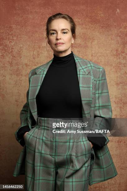 Nina Hoss attends the BAFTA Tea Party Presented by Delta Air Lines and Virgin Atlantic on January 14, 2023 in Beverly Hills, California.