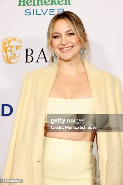 Kate Hudson attends The BAFTA Tea Party presented by Delta Air Lines and Virgin Atlantic at Four Seasons Hotel Los Angeles at Beverly Hills on...