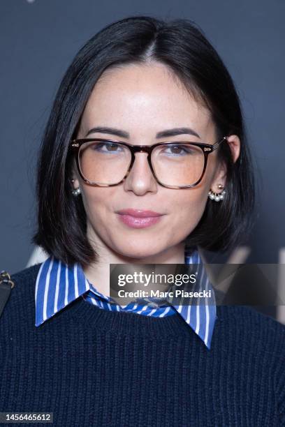 Agathe Auproux attends the "Babylon" Paris Premiere At Le Grand Rex on January 14, 2023 in Paris, France.