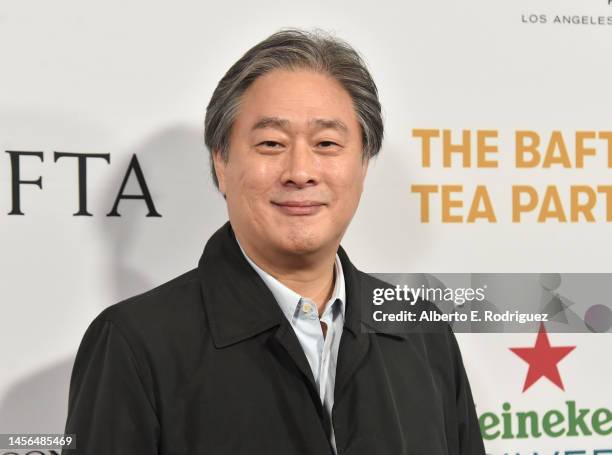 Park Chan-Wook attends The BAFTA Tea Party at the Four Seasons Hotel Los Angeles at Beverly Hills on January 14, 2023 in Los Angeles, California.