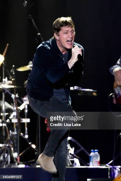 Rob Thomas performs live at Wind Creek Event Center on January 14, 2023 in Bethlehem, Pennsylvania.