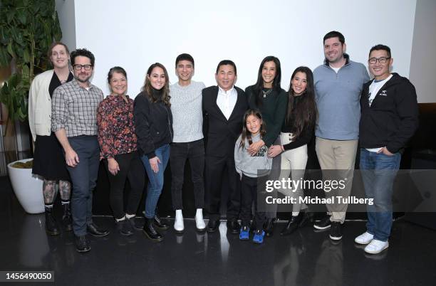 Jude Harris, J.J. Abrams, Rachel Siev, Kat Vasquez, director David Siev, Chun Siev, Jett Ling Song, Lisa Ling, Jacqueline Siev, Michael Meinhold and...