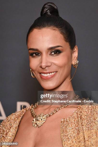 Tamara Marthe a.k.a. Shy'm attends the "Babylon" Paris Premiere at le Grand Rex on January 14, 2023 in Paris, France.