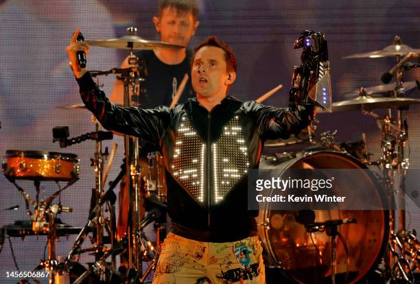 Matthew Bellamy of Muse performs onstage at the 2023 iHeartRadio ALTer EGO Presented by Capital One at The Kia Forum on January 14, 2023 in...