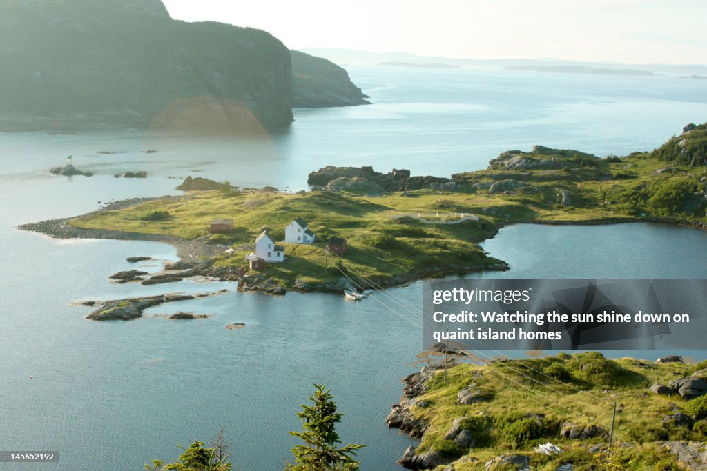 View from peak in Salvage, NL