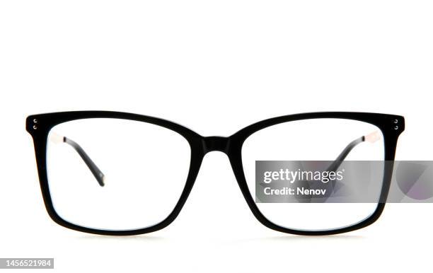 a modern pair of glasses - glasses imagens e fotografias de stock