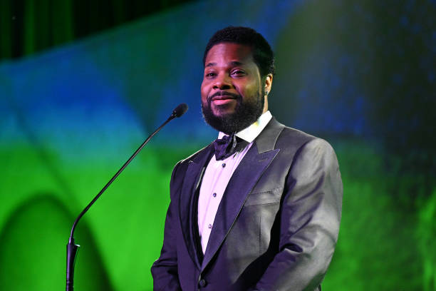Host Malcolm-Jamal Warner speaks onstage during the 2023 Beloved Community Awards at Hyatt Regency Atlanta on January 14, 2023 in Atlanta, Georgia....