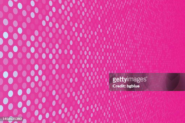 abstract pink background with polka dots - trendy 3d background - 紫紅色 幅插畫檔、美工圖案、卡通及圖標