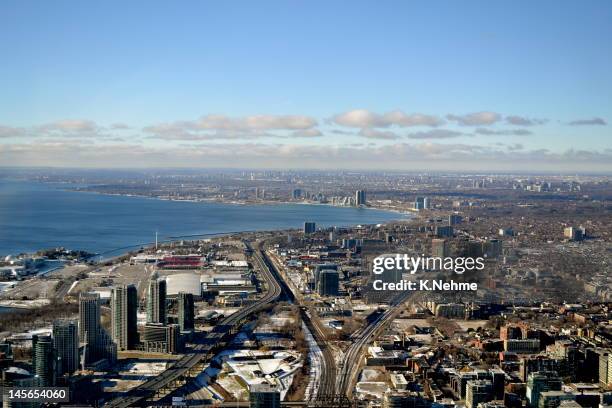 crisp winter day - mississauga stockfoto's en -beelden