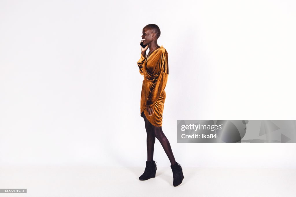 Young African American studio portraiture