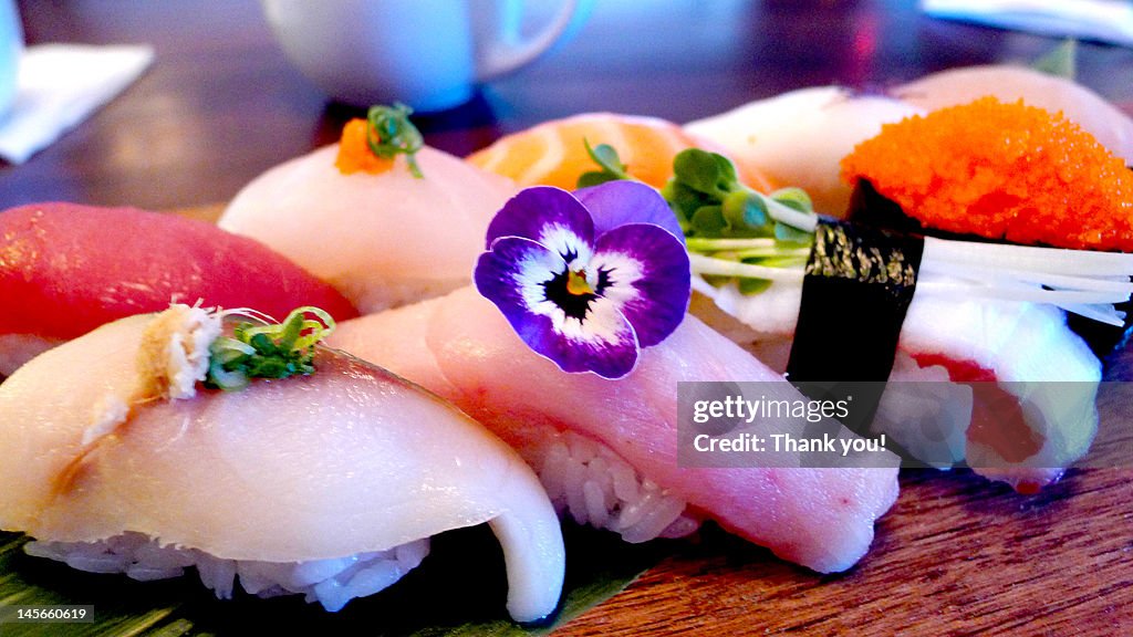 Sushi lunch