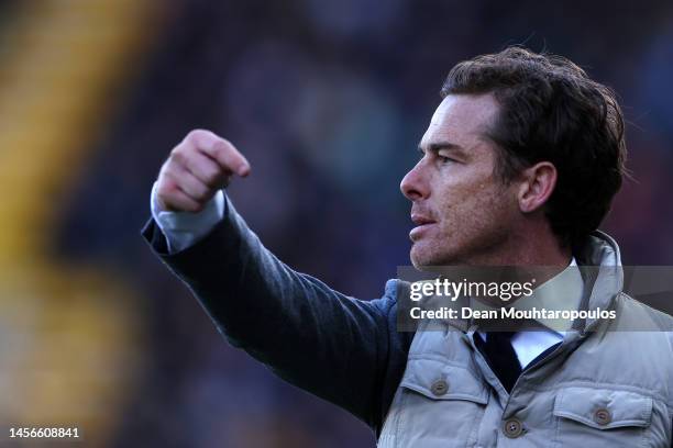 Head coach / Manager of Club Brugge, Scott Parker gives his players instructions from the sidelines during the Jupiler Pro League match between Club...