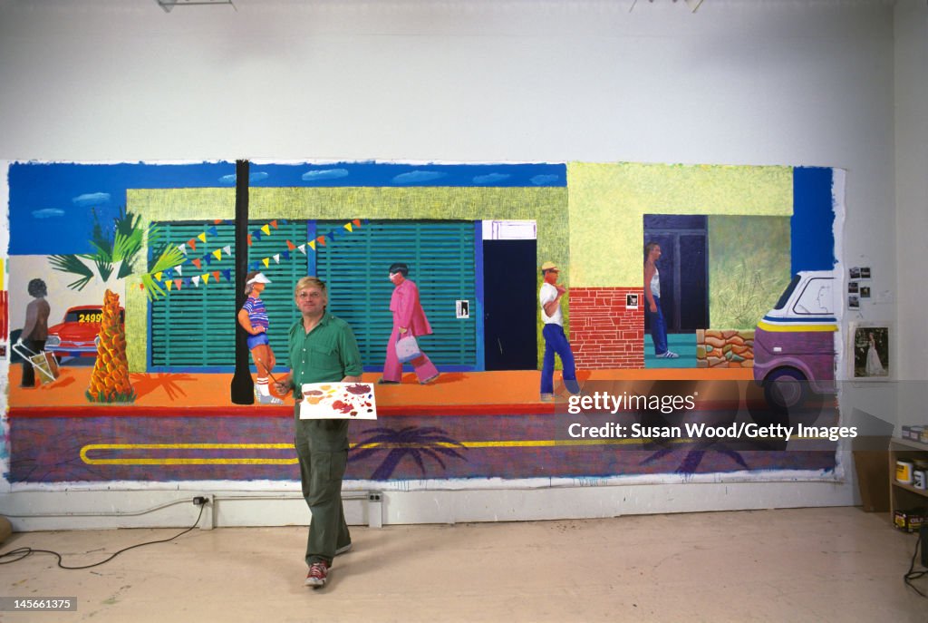 Hockney Painting
