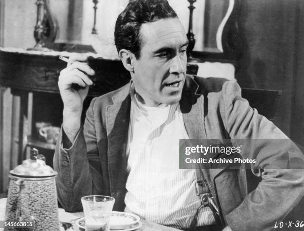 Jason Robards with cigarette in a scene from the film 'Long Day's Journey Into Night', 1962.