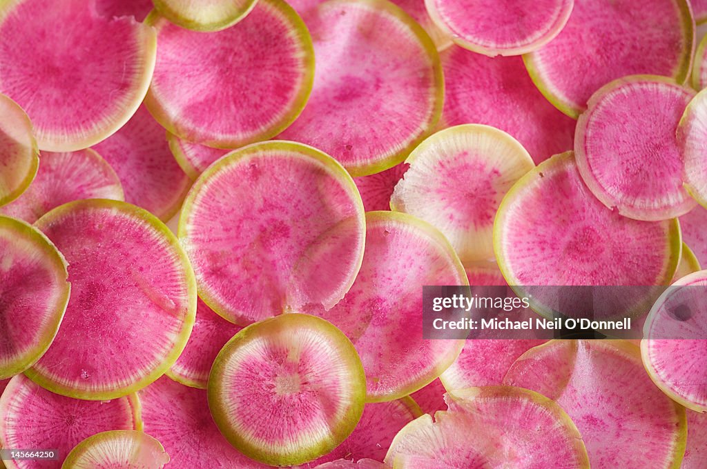 Watermelon radishes