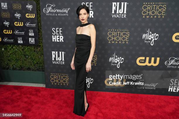 Kelsey Asbille attends the 28th Annual Critics Choice Awards at Fairmont Century Plaza on January 15, 2023 in Los Angeles, California.