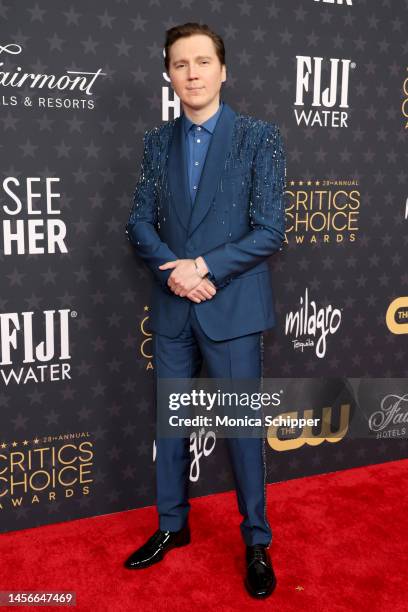 Paul Dano attends the 28th Annual Critics Choice Awards at Fairmont Century Plaza on January 15, 2023 in Los Angeles, California.