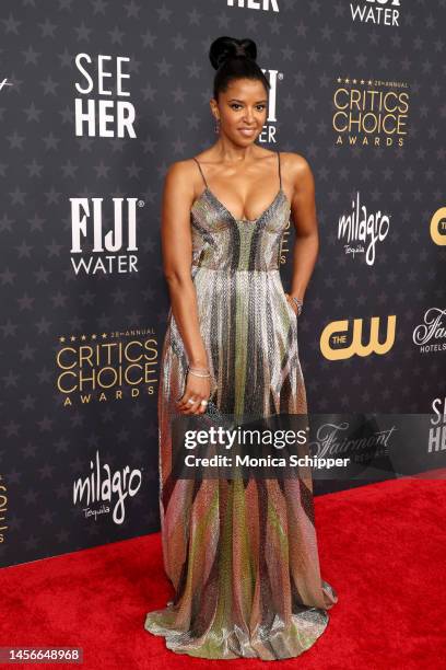 Renée Elise Goldsberry attends the 28th Annual Critics Choice Awards at Fairmont Century Plaza on January 15, 2023 in Los Angeles, California.