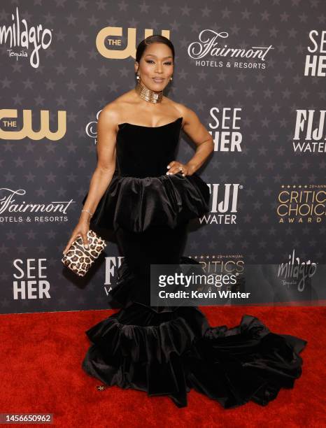 Angela Bassett attends the 28th Annual Critics Choice Awards at Fairmont Century Plaza on January 15, 2023 in Los Angeles, California.