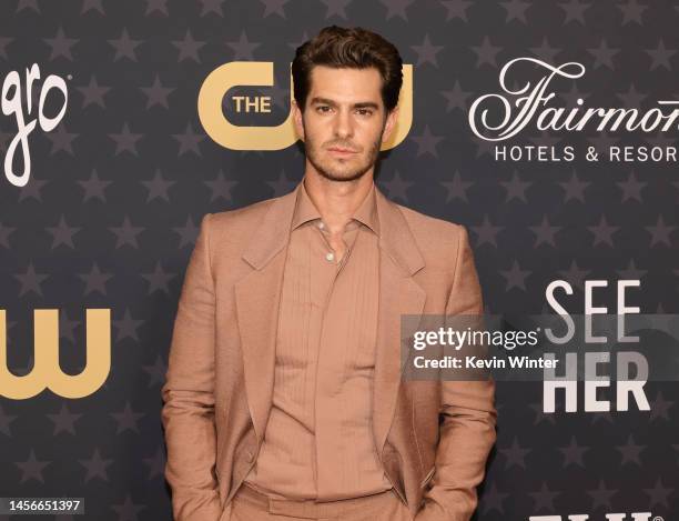 Andrew Garfield attends the 28th Annual Critics Choice Awards at Fairmont Century Plaza on January 15, 2023 in Los Angeles, California.