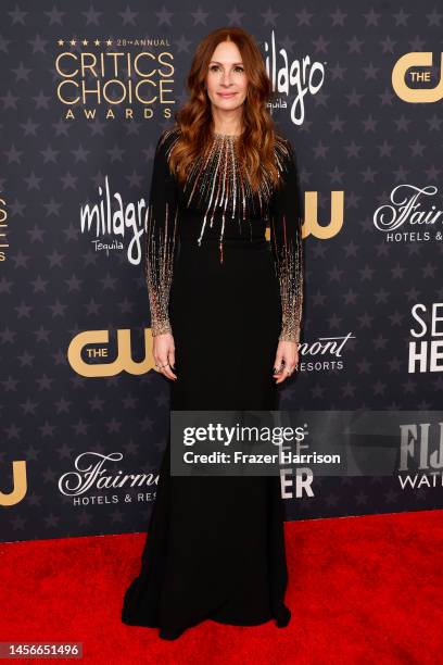 Julia Roberts attends the 28th Annual Critics Choice Awards at Fairmont Century Plaza on January 15, 2023 in Los Angeles, California.