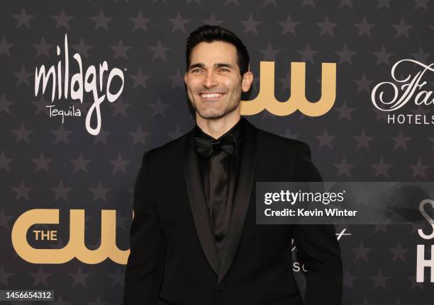 Tyler Hoechlin attends the 28th Annual Critics Choice Awards at Fairmont Century Plaza on January 15, 2023 in Los Angeles, California.