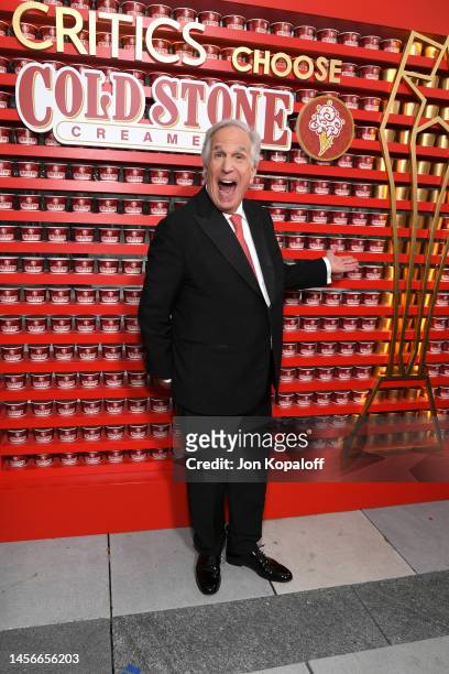 Henry Winkler attends Cold Stone Creamery at the Critics Choice Awards 2023 at Fairmont Century Plaza on January 15, 2023 in Los Angeles, California.