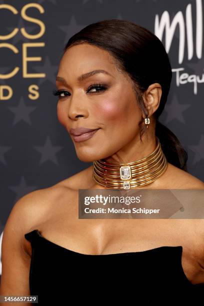 Angela Bassett attends the 28th Annual Critics Choice Awards at Fairmont Century Plaza on January 15, 2023 in Los Angeles, California.