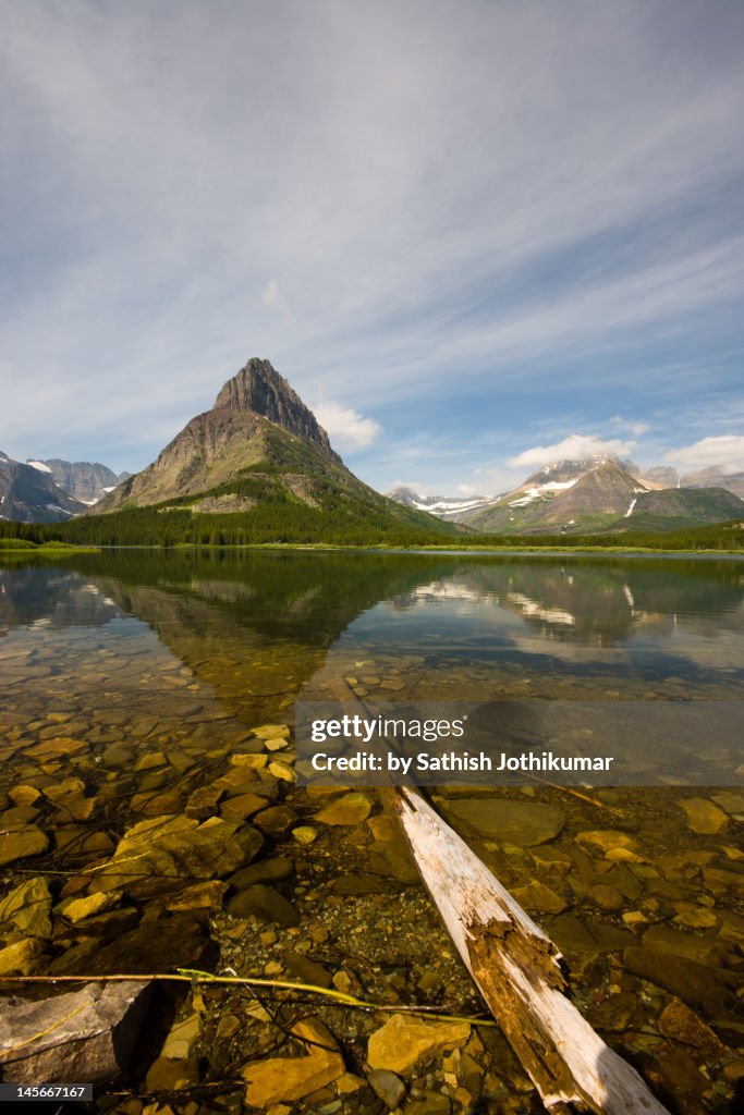 Mt Grinnell and Swiftcurrent Lake