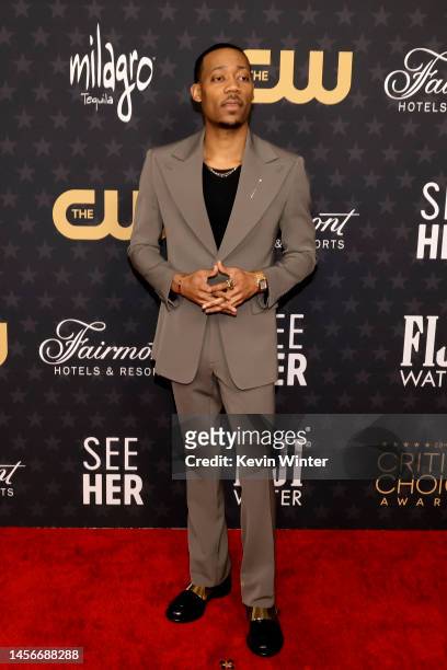 Tyler James Williams attends the 28th Annual Critics Choice Awards at Fairmont Century Plaza on January 15, 2023 in Los Angeles, California.