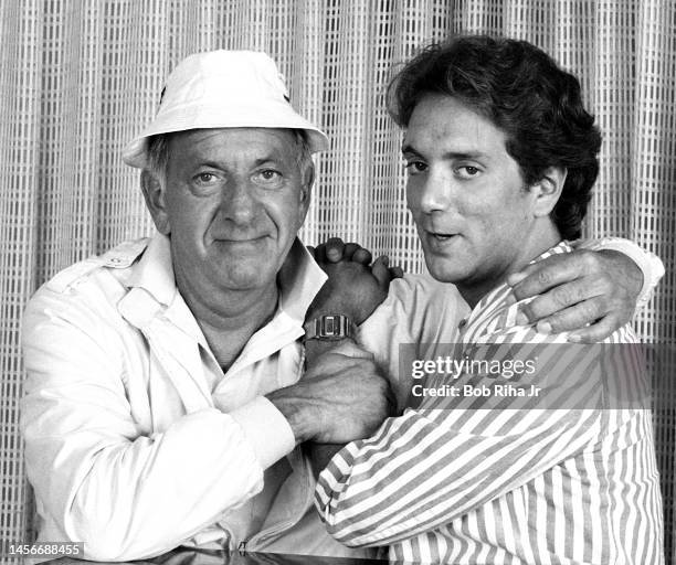 Actor Jack Klugman with his son Adam during photo session, August 13, 1985 in Los Angeles, California.