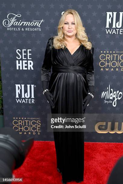 Jennifer Coolidge with FIJI Water at the 28th Annual Critics' Choice Awards at Fairmont Century Plaza on January 15, 2023 in Los Angeles, California.