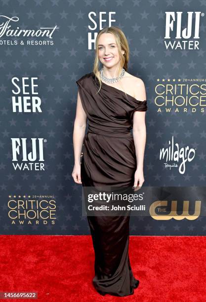 Kerry Condon with FIJI Water at the 28th Annual Critics' Choice Awards at Fairmont Century Plaza on January 15, 2023 in Los Angeles, California.