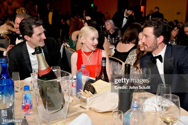 Julia Garner and Miles Teller and guest with FIJI Water at the 28th Annual Critics' Choice Awards at Fairmont Century Plaza on January 15, 2023 in...
