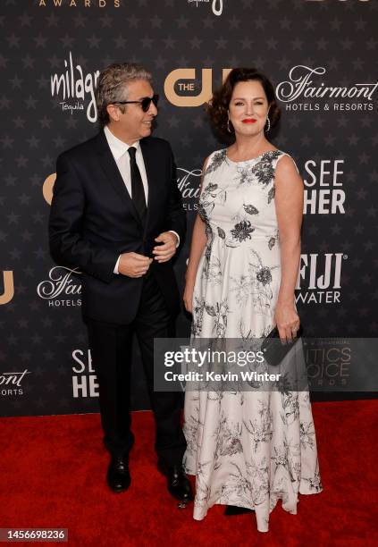 Ricardo Darín and Florencia Bas attend the 28th Annual Critics Choice Awards at Fairmont Century Plaza on January 15, 2023 in Los Angeles, California.