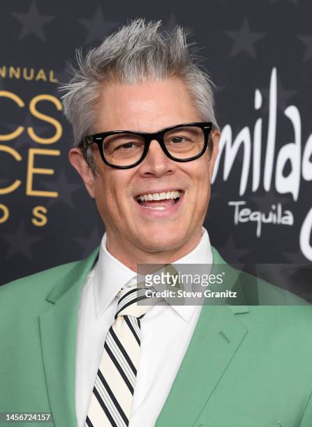 Johnny Knoxville arrives at the 28th Annual Critics Choice Awards at Fairmont Century Plaza on January 15, 2023 in Los Angeles, California.