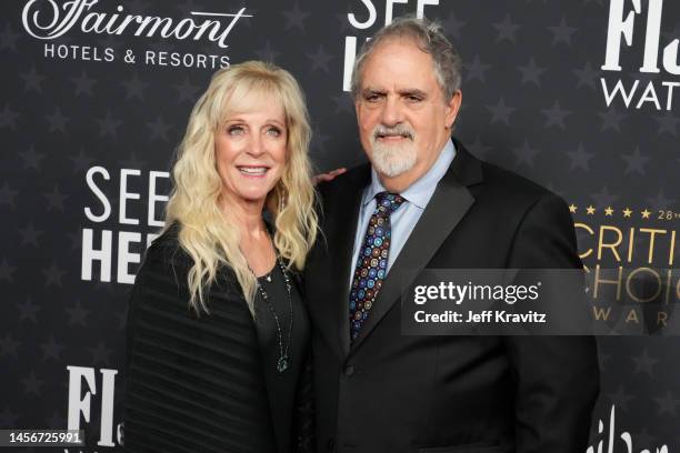 Julie Landau and Jon Landau attend the 28th Annual Critics Choice Awards at Fairmont Century Plaza on January 15, 2023 in Los Angeles, California.