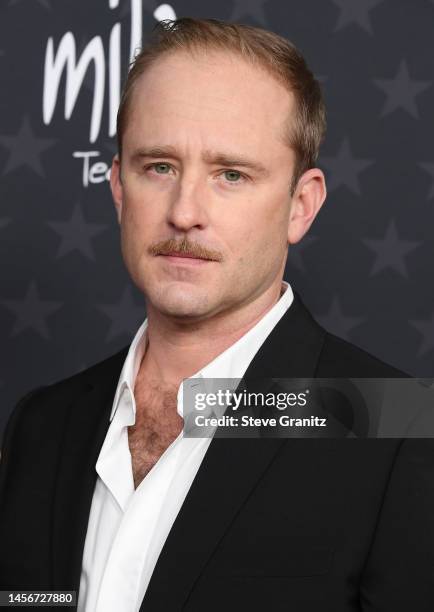 Ben Foster arrives at the 28th Annual Critics Choice Awards at Fairmont Century Plaza on January 15, 2023 in Los Angeles, California.