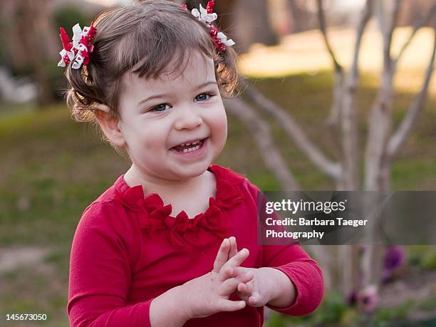 Toddler Girl Laughing, Foto de stock