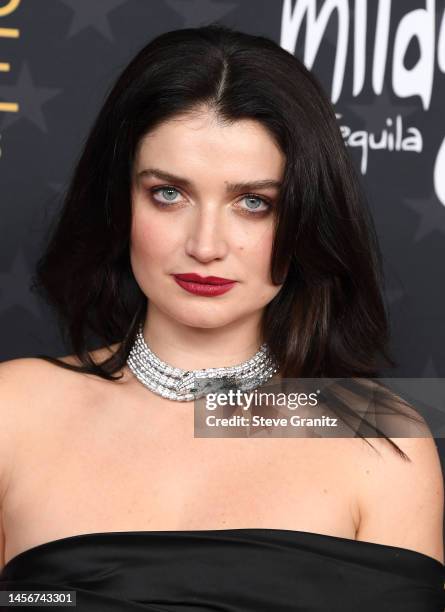 Eve Hewson arrives at the 28th Annual Critics Choice Awards at Fairmont Century Plaza on January 15, 2023 in Los Angeles, California.