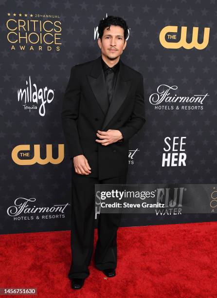 Danny Ramirezarrives at the 28th Annual Critics Choice Awards at Fairmont Century Plaza on January 15, 2023 in Los Angeles, California.