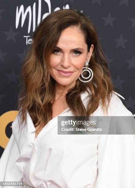 Amy Brenneman arrives at the 28th Annual Critics Choice Awards at Fairmont Century Plaza on January 15, 2023 in Los Angeles, California.