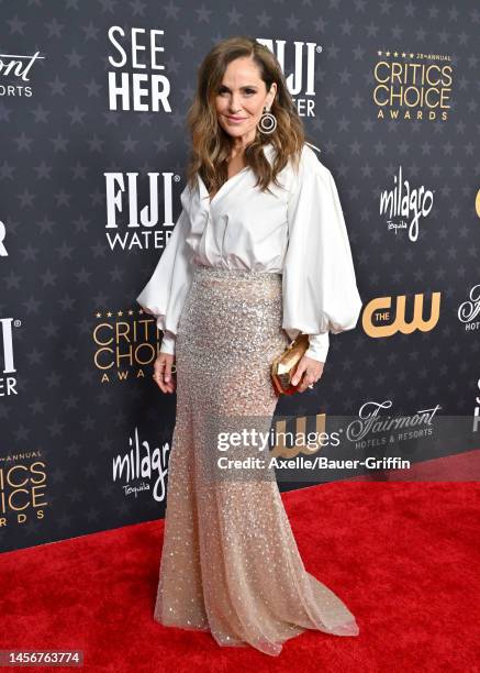 Amy Brenneman attends the 28th Annual Critics Choice Awards at Fairmont Century Plaza on January 15, 2023 in Los Angeles, California.