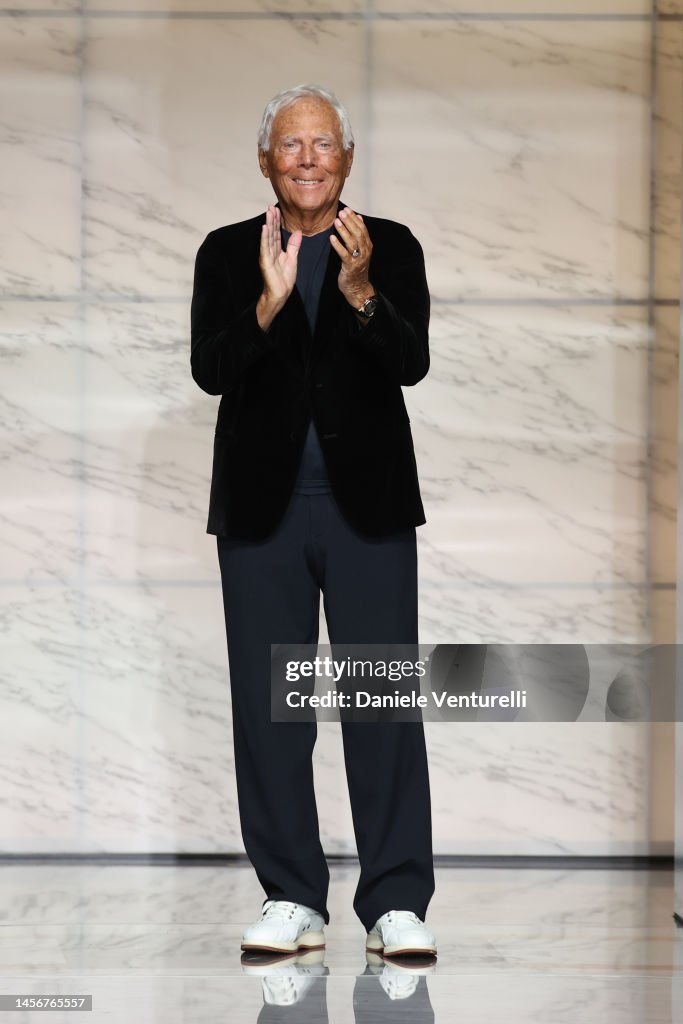 Giorgio Armani - Runway - Milan Menswear Fall/Winter 2023/2024