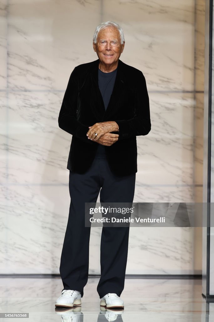 Giorgio Armani - Runway - Milan Menswear Fall/Winter 2023/2024