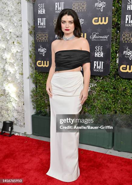 Eve Hewson attends the 28th Annual Critics Choice Awards at Fairmont Century Plaza on January 15, 2023 in Los Angeles, California.